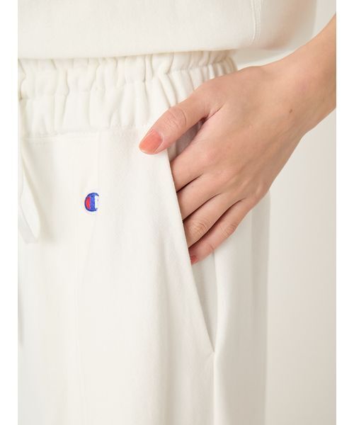 FRAY I.D（フレイアイディー）の「【FRAY I.D｜Champion】リバースウィーブタックワイドパンツ（その他パンツ・レディース・ピンク/ネイビー/オフホワイト・F）」の9枚目の写真