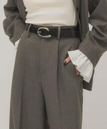 KBF | バックルデザインレザーベルト(ベルト)