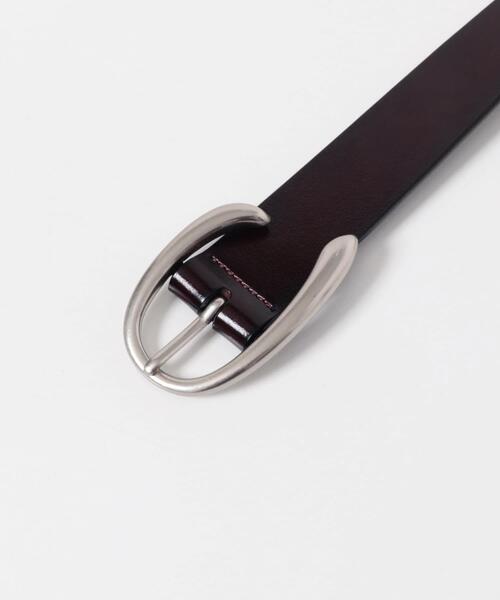KBF（ケイビーエフ）の「バックルデザインレザーベルト（ベルト・レディース・ブラック/ダークブラウン・ONE）」の7枚目の写真