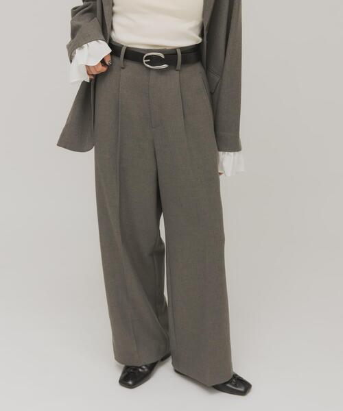 KBF（ケイビーエフ）の「バックルデザインレザーベルト（ベルト・レディース・ブラック/ダークブラウン・ONE）」の11枚目の写真