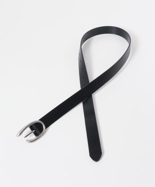 KBF（ケイビーエフ）の「バックルデザインレザーベルト（ベルト・レディース・ブラック/ダークブラウン・ONE）」の14枚目の写真