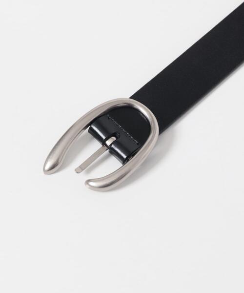 KBF（ケイビーエフ）の「バックルデザインレザーベルト（ベルト・レディース・ブラック/ダークブラウン・ONE）」の15枚目の写真