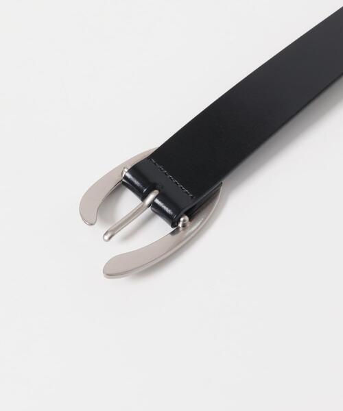 KBF（ケイビーエフ）の「バックルデザインレザーベルト（ベルト・レディース・ブラック/ダークブラウン・ONE）」の16枚目の写真
