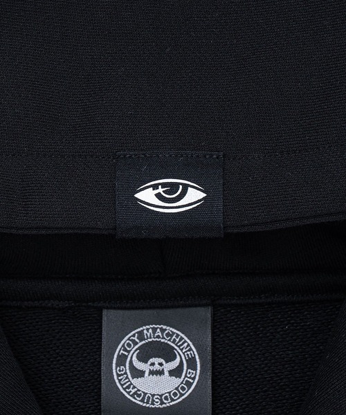 TOY　MACHINE（トイ　マシーン）の「TM RORSCHACH SWEAT ZIP PARKA（パーカー・メンズ・グレー/ブラック・XL/L/M）」の4枚目の写真