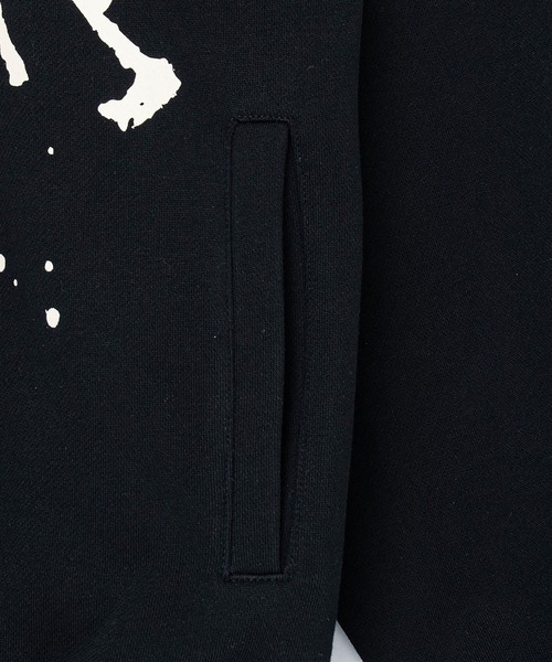 TOY　MACHINE（トイ　マシーン）の「TM RORSCHACH SWEAT ZIP PARKA（パーカー・メンズ・グレー/ブラック・XL/L/M）」の5枚目の写真