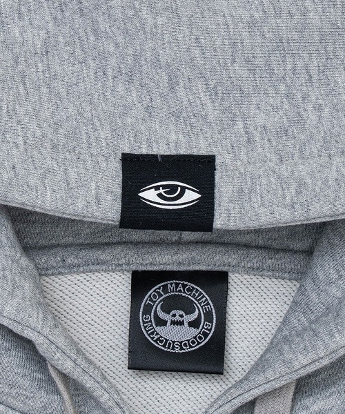 TOY　MACHINE（トイ　マシーン）の「TM RORSCHACH SWEAT ZIP PARKA（パーカー・メンズ・グレー/ブラック・XL/L/M）」の10枚目の写真