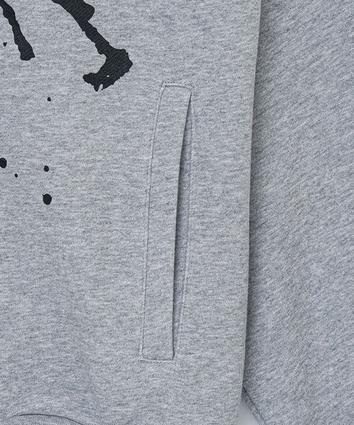 TOY　MACHINE（トイ　マシーン）の「TM RORSCHACH SWEAT ZIP PARKA（パーカー・メンズ・グレー/ブラック・XL/L/M）」の11枚目の写真