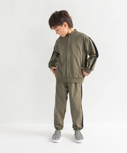 BRANSHES（ブランシェス）の「【WEB限定/DRC】【アクティブテックス】吸水速乾ジップアップジャケット（その他アウター・キッズ・チャコールグレー/ブラック/ベージュ/カーキ・120/150/130/140）」の5枚目の写真