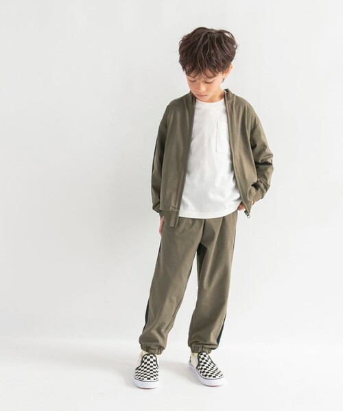 BRANSHES（ブランシェス）の「【WEB限定/DRC】【アクティブテックス】吸水速乾ジップアップジャケット（その他アウター・キッズ・チャコールグレー/ブラック/ベージュ/カーキ・120/150/130/140）」の15枚目の写真