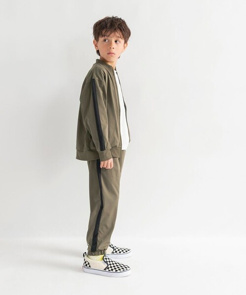 BRANSHES（ブランシェス）の「【WEB限定/DRC】【アクティブテックス】吸水速乾ジップアップジャケット（その他アウター・キッズ・チャコールグレー/ブラック/ベージュ/カーキ・120/150/130/140）」の19枚目の写真