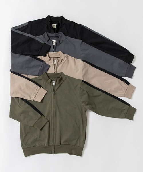 BRANSHES（ブランシェス）の「【WEB限定/DRC】【アクティブテックス】吸水速乾ジップアップジャケット（その他アウター・キッズ・チャコールグレー/ブラック/ベージュ/カーキ・120/150/130/140）」の8枚目の写真