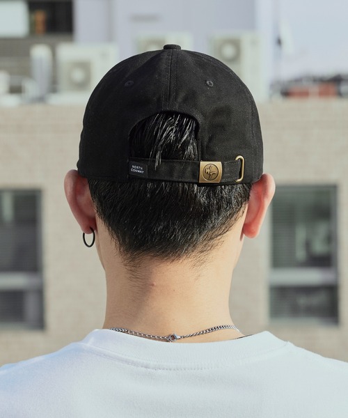 WILD THINGS（ワイルドシングス）の「WILD THINGS/ワイルドシングス COTTON TWILL LOGO CAP 6パネル キャップ2026年春夏（キャップ・メンズ・ブラック・FREE）」の6枚目の写真