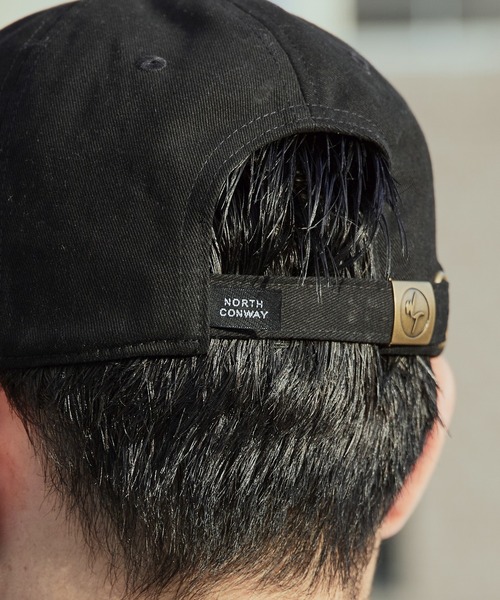 WILD THINGS（ワイルドシングス）の「WILD THINGS/ワイルドシングス COTTON TWILL LOGO CAP 6パネル キャップ2026年春夏（キャップ・メンズ・ブラック・FREE）」の9枚目の写真