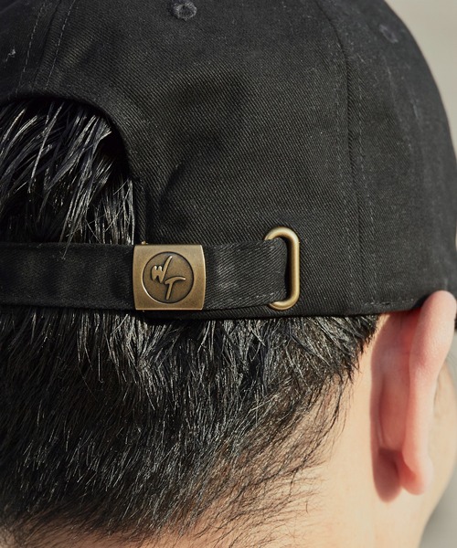 WILD THINGS（ワイルドシングス）の「WILD THINGS/ワイルドシングス COTTON TWILL LOGO CAP 6パネル キャップ2026年春夏（キャップ・メンズ・ブラック・FREE）」の10枚目の写真