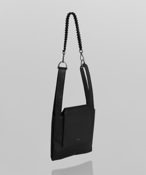 YArKA（ヤーカ）の「【YArKA/ヤーカ】real leather braided strap flap marche bag [wam11] / コブラ編フラップマルシェバッグ（ハンドバッグ・メンズ・ブラック・FREE）」の17枚目の写真