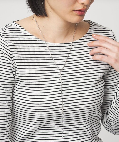green label relaxing（グリーンレーベルリラクシング）の「2WAY チェーン フェイクパール コンビネックレス（ネックレス・レディース・シルバー/ゴールド・FREE）」の12枚目の写真