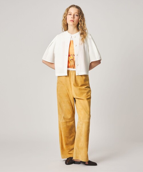 Steven Alan（スティーブンアラン）の「＜Steven Alan＞リップル コットン ブラウス（シャツ/ブラウス・レディース・ホワイト/ブラック・S/M）」の9枚目の写真