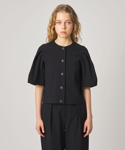 Steven Alan（スティーブンアラン）の「＜Steven Alan＞リップル コットン ブラウス（シャツ/ブラウス・レディース・ホワイト/ブラック・S/M）」の10枚目の写真