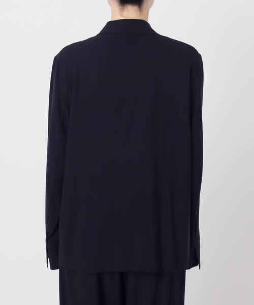 AP STUDIO(エーピーストゥディオ)の「SPWOOLシャツジャケット(テーラードジャケット・レディース・ネイビー/モカ・FREE)」の20枚目の写真