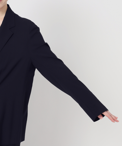 AP STUDIO(エーピーストゥディオ)の「SPWOOLシャツジャケット(テーラードジャケット・レディース・ネイビー/モカ・FREE)」の22枚目の写真