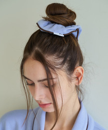 CONTOURSONG（コントゥアソン）の「ブルーパイピングテリーヘアスクランチ（シュシュ）」