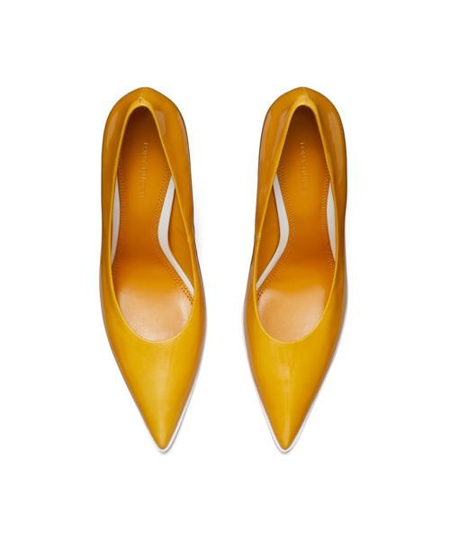 TORY BURCH(トリーバーチ)の「スカルプチャラル ヒール(パンプス・レディース・オレンジ・23.5cm/23cm)」の4枚目の写真