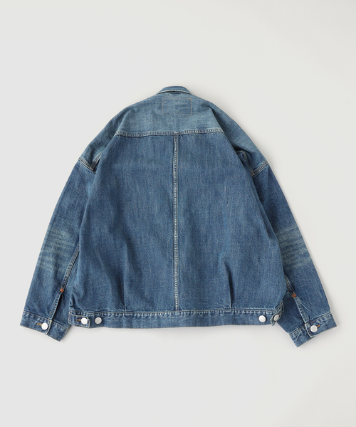 BAYCREW'S DEPO(ベイクルーズデポ)の「IN STRU(MEN-TAL) / インストルメンタル HARD WASHED SELVAGE DENIM JACKET(デニムジャケット・メンズ・ブルー系その他/ブラック・48/46)」の5枚目の写真