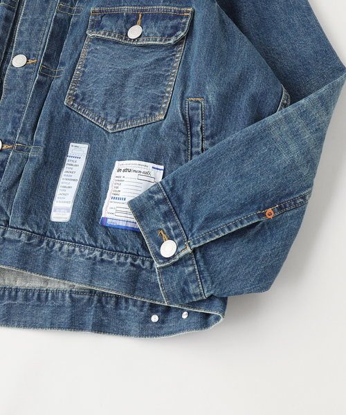 BAYCREW'S DEPO(ベイクルーズデポ)の「IN STRU(MEN-TAL) / インストルメンタル HARD WASHED SELVAGE DENIM JACKET(デニムジャケット・メンズ・ブルー系その他/ブラック・48/46)」の6枚目の写真