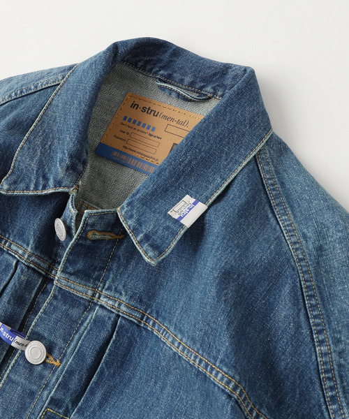 BAYCREW'S DEPO(ベイクルーズデポ)の「IN STRU(MEN-TAL) / インストルメンタル HARD WASHED SELVAGE DENIM JACKET(デニムジャケット・メンズ・ブルー系その他/ブラック・48/46)」の7枚目の写真