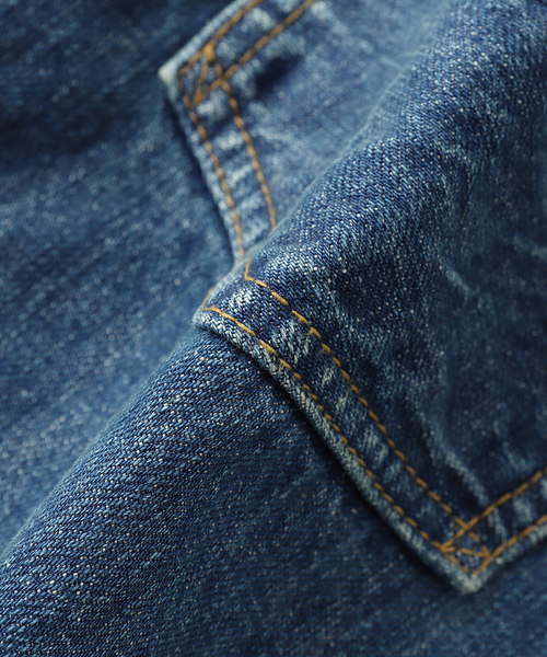 BAYCREW'S DEPO(ベイクルーズデポ)の「IN STRU(MEN-TAL) / インストルメンタル HARD WASHED SELVAGE DENIM JACKET(デニムジャケット・メンズ・ブルー系その他/ブラック・48/46)」の4枚目の写真