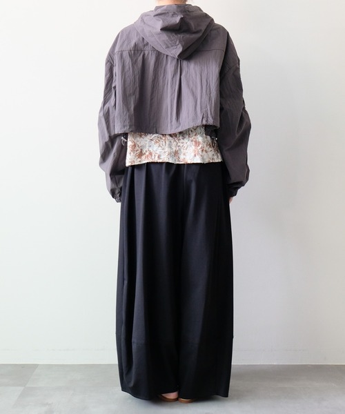 DOLLUPOOPS(ドールアップウップス)の「Cocoon Silhouette Wide Pants(コクーンシルエットワイドパンツ)(その他パンツ・レディース・ブラック/オフホワイト/グレー・FREE)」の16枚目の写真