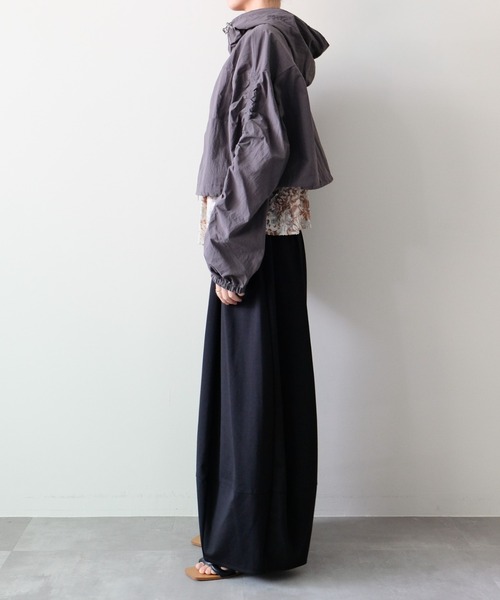 DOLLUPOOPS(ドールアップウップス)の「Cocoon Silhouette Wide Pants(コクーンシルエットワイドパンツ)(その他パンツ・レディース・ブラック/オフホワイト/グレー・FREE)」の15枚目の写真
