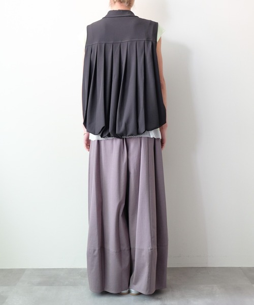 DOLLUPOOPS（ドールアップウップス）の「Cocoon Silhouette Wide Pants(コクーンシルエットワイドパンツ)（その他パンツ・レディース・ブラック/オフホワイト/グレー・FREE）」の21枚目の写真