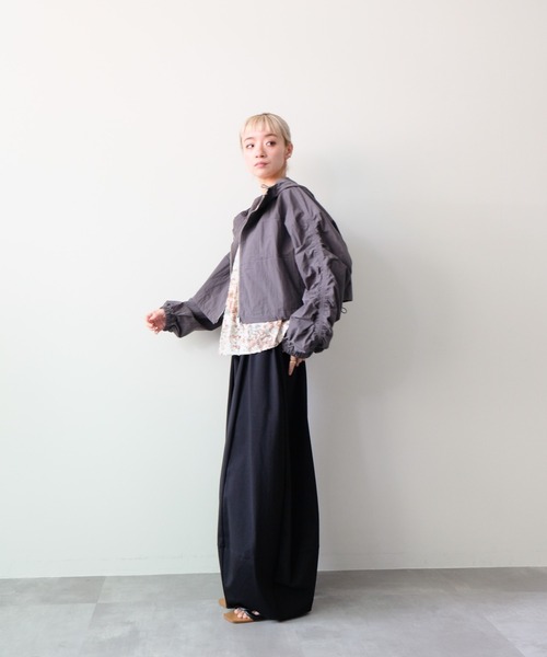 DOLLUPOOPS(ドールアップウップス)の「Cocoon Silhouette Wide Pants(コクーンシルエットワイドパンツ)(その他パンツ・レディース・ブラック/オフホワイト/グレー・FREE)」の8枚目の写真