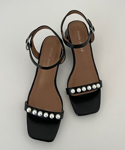 prose verse（プロズヴェール）の「パールヒールサンダル（サンダル・レディース・キャメル/ブラック・LARGE/X-LARGE/MEDIUM/SMALL）」の15枚目の写真