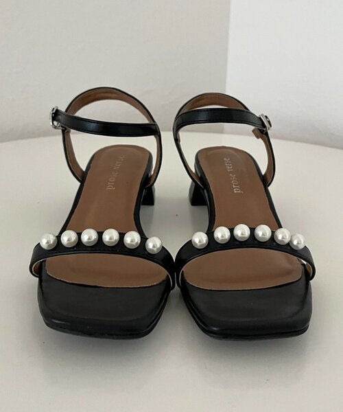 prose verse（プロズヴェール）の「パールヒールサンダル（サンダル・レディース・キャメル/ブラック・LARGE/X-LARGE/MEDIUM/SMALL）」の10枚目の写真