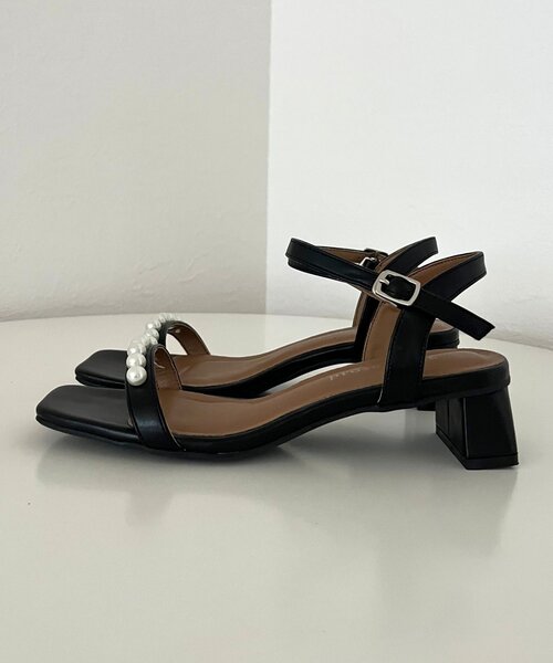 prose verse（プロズヴェール）の「パールヒールサンダル（サンダル・レディース・キャメル/ブラック・LARGE/X-LARGE/MEDIUM/SMALL）」の11枚目の写真