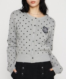 LAGUA GEM（ラグアジェム）の「WAPPEN DOT CROPPED カーディガン（カーディガン/ボレロ）」