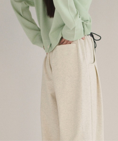 SOYEN（ソイエン）の「ダブルドロストスウェットワイドパンツ/セットアップ可（その他パンツ・レディース・オートミール/チャコール・F）」の20枚目の写真