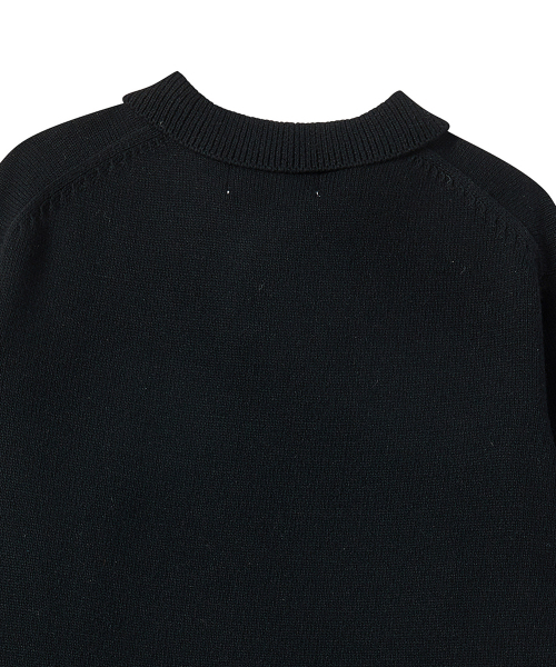 Beyond Closet（-）の「[COLLECTION LINE] ヘリテージポロウールニットブラック（ニット/セーター・メンズ・その他・LARGE/MEDIUM）」の6枚目の写真