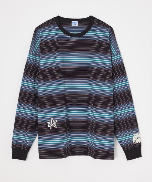 ESQWE LOGO L/S TOPSTHROW エスクェロゴロングスリーブトップス 春服