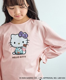 ハローキティコラボ（ハローキティコラボ）の「【KIDS/キッズ】【ROPE' PICNIC×ハローキティ】スパンコールロングスリーブTシャツ（Tシャツ/カットソー）」