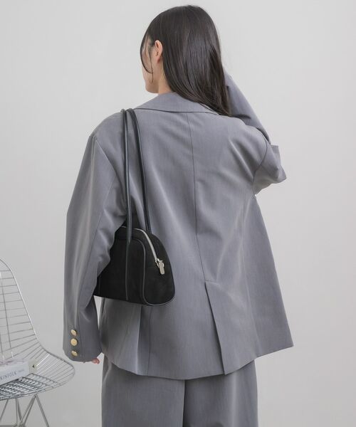 RETRO GIRL（レトロガール）の「【セットアップ対応】金釦テーラードJK（テーラードジャケット・レディース・ライトグレー/ベージュ/ブルー・FREE）」の22枚目の写真