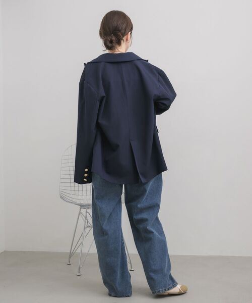 RETRO GIRL（レトロガール）の「【セットアップ対応】金釦テーラードJK（テーラードジャケット・レディース・ライトグレー/ベージュ/ブルー・FREE）」の18枚目の写真