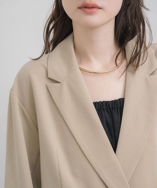 RETRO GIRL（レトロガール）の「【セットアップ対応】金釦テーラードJK（テーラードジャケット・レディース・ライトグレー/ベージュ/ブルー・FREE）」の11枚目の写真