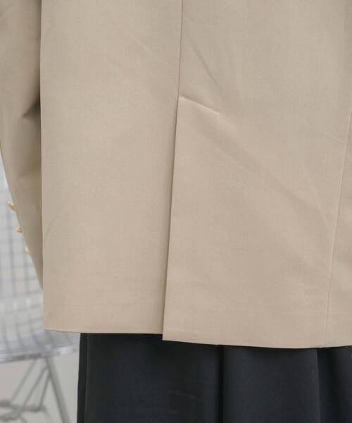 RETRO GIRL（レトロガール）の「【セットアップ対応】金釦テーラードJK（テーラードジャケット・レディース・ライトグレー/ベージュ/ブルー・FREE）」の8枚目の写真