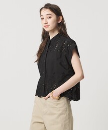 TICCA | ＜TICCA＞レース フレンチスリーブ シャツ(シャツ/ブラウス)