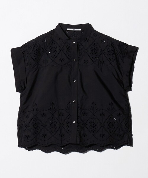 TICCA(ティッカ)の「<TICCA>レース フレンチスリーブ シャツ(シャツ/ブラウス・レディース・ブラック/ホワイト・FREE)」の15枚目の写真
