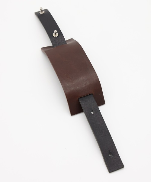 Jieda（ジエダ）の「NL × JIEDA LEATHER BRACELET（ブレスレット・メンズ・ブラウン/ブラック・ONESIZE）」の8枚目の写真
