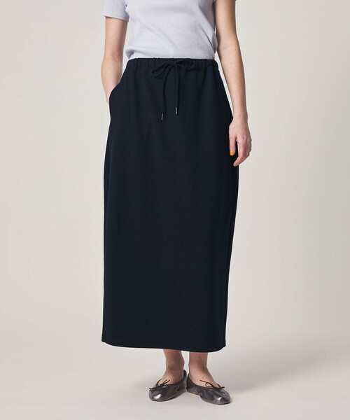 Steven Alan(スティーブンアラン)の「<Steven Alan>ブークレ ダンボール コクーン スカート(スカート・レディース・ネイビー/グレー系・M/S)」の1枚目の写真